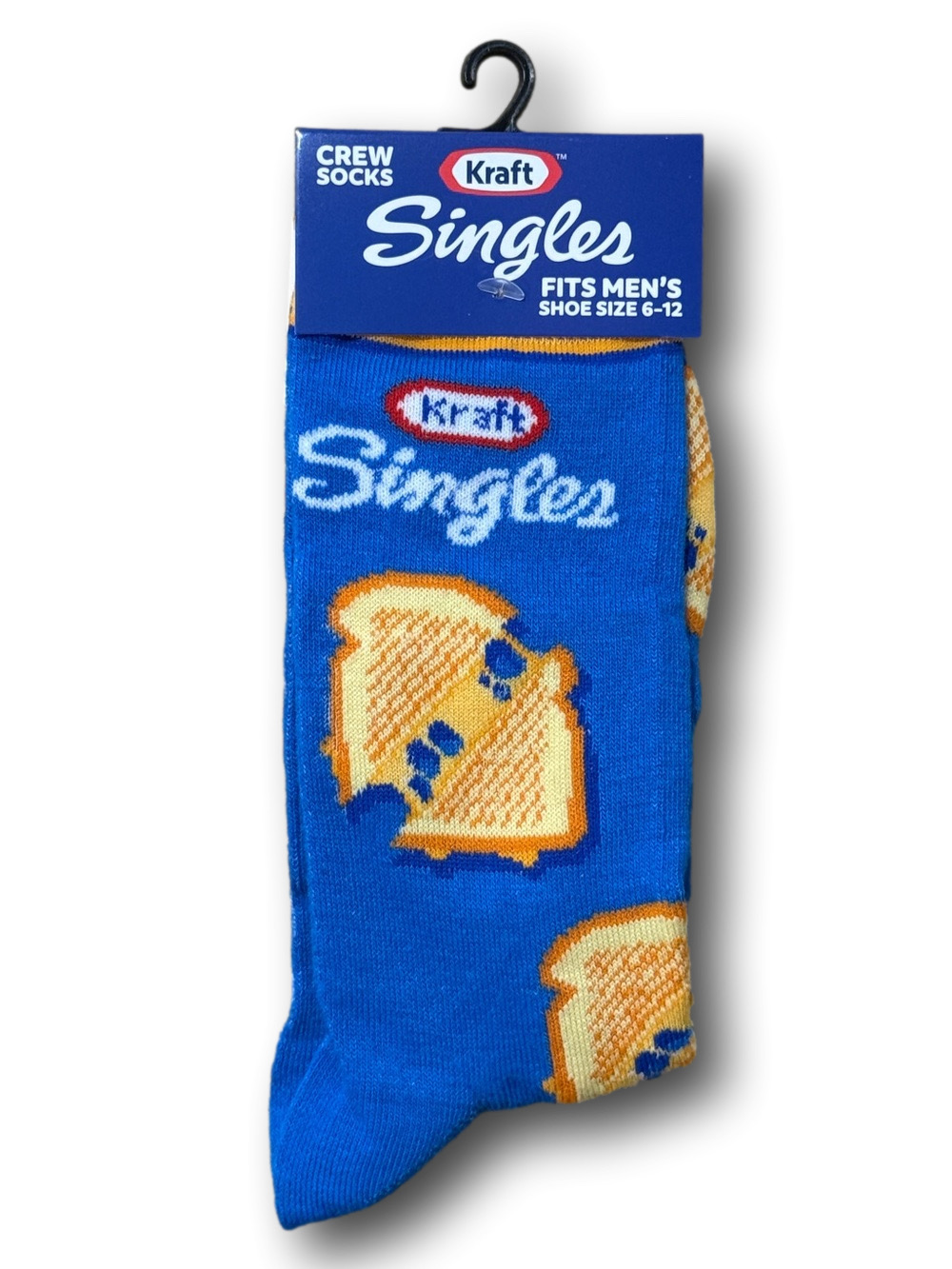 3/$20 Kraft Cheese Singles Funny Novelty Crew Socks - NWT